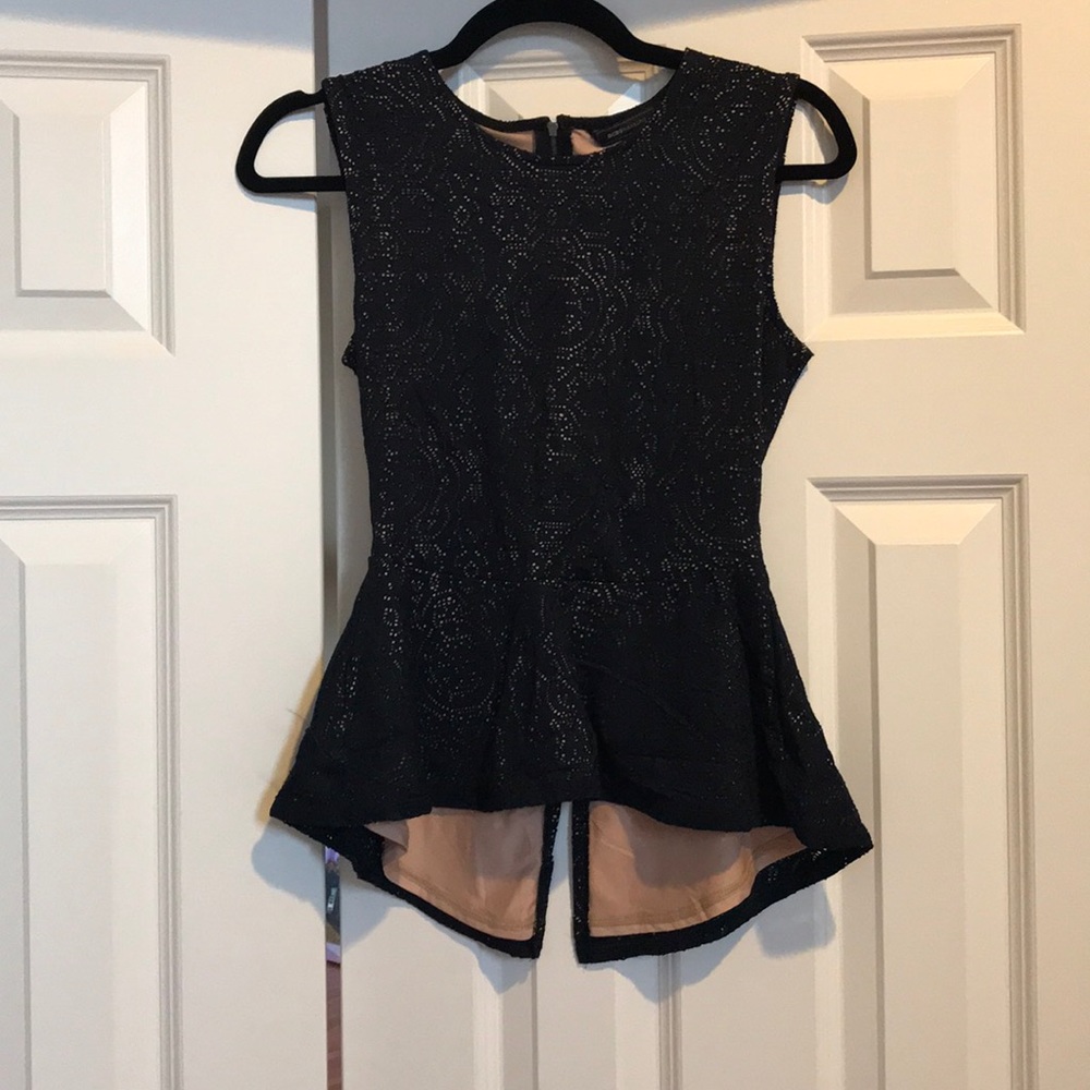 BCBG peplum top-Size XS